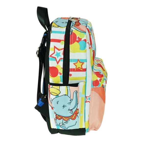 Disneys Classic Dumbo Flying Circus Adjustable Straps Mini ADULT Nylon Backpack - Picture 3 of 5